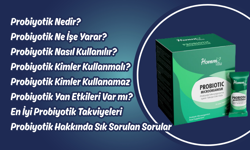 👩⚕️Probiyotik Nedir? Ne İşe Yarar? Nasıl Kullanılır? 1 Probiyotik